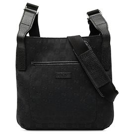 Borsa a tracolla Gucci GG Canvas nera