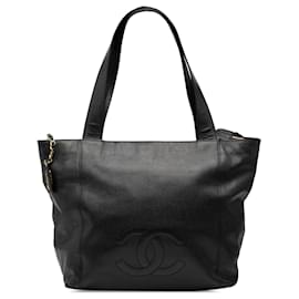 Tote Chanel CC Caviar nero