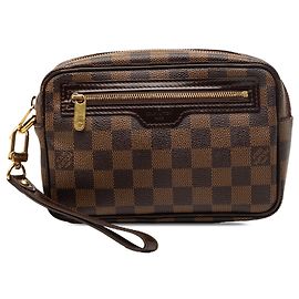 Pochette Billets Macao in Damier Ebene marrone Louis Vuitton