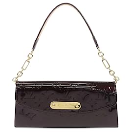 Borsa a tracolla Louis Vuitton Monogram Vernis Sunset Boulevard viola