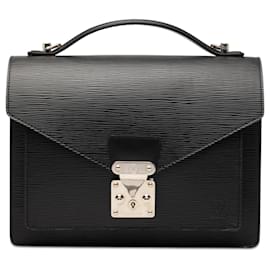Borsa Louis Vuitton Epi Monceau 28 nera