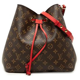 Borsa a secchiello Louis Vuitton Monogram Neonoe MM marrone