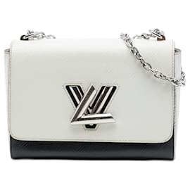 Borsa a tracolla Louis Vuitton Epi Bicolor Twist MM Nera