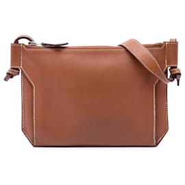 Borsa a tracolla Hermès Evercolor Ultrapla 24 marrone