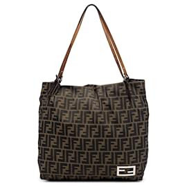Tote in tela Zucca marrone Fendi