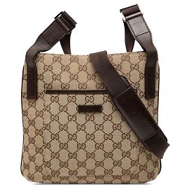 Bolso bandolera Gucci GG Canvas beige