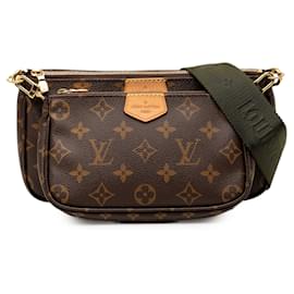 Borsa Louis Vuitton Monogram Multi Pochette Accessoires Marrone