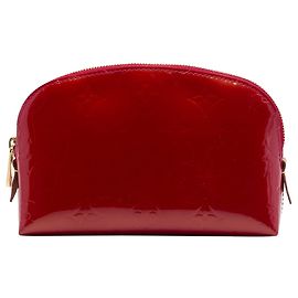 Pochette cosmetici Louis Vuitton Monogram Vernis rosso