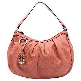 Borsa a tracolla Orange Gucci Guccissima Sukey