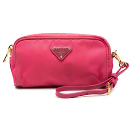 Pochette da polso Tessuto Prada rosa
