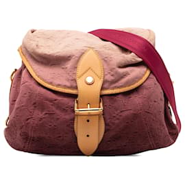 Borsa a tracolla Louis Vuitton Monogram Denim Sunshine rosa