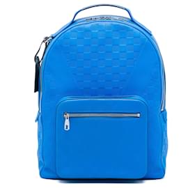 Zaino blu Louis Vuitton Damier Infini Josh