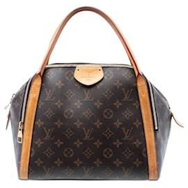 Borsa Louis Vuitton Monogram Marais MM marrone