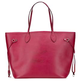 Bolsa Tote Louis Vuitton Epi Neverfull MM rosa