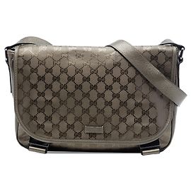 Borsa a tracolla Gucci GG Imprime marrone