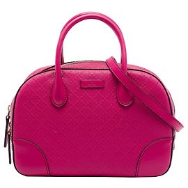Borsa Gucci Diamante in pelle di vitello lucida rosa