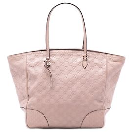 Borsa Tote Gucci Guccissima Bree rosa