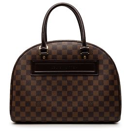 Borsa a mano Nolita in Damier Ebene marrone Louis Vuitton