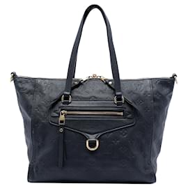 Borsa Louis Vuitton Monogram Empreinte Lumineuse PM blu