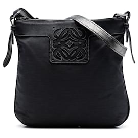 Borsa a tracolla LOEWE Nylon Anagram nera