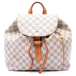 Zaino Sperone in Damier Azur bianco Louis Vuitton