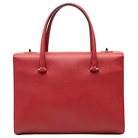 Borsa Prada Saffiano Turnlock rossa