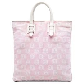 Tote in tela Anagram rosa LOEWE