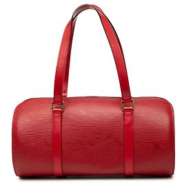 Borsa Louis Vuitton Epi Soufflot rossa