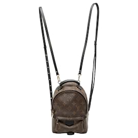 Louis Vuitton Monogram Mini Palm Springs Rucksack Braun
