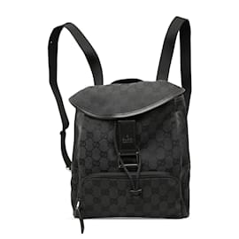 Black Gucci GG Canvas Backpack
