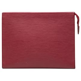 Pochette e Clutch Bag 26 in Epi Toile rosso Louis Vuitton