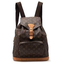 Mochila Louis Vuitton Monogram Montsouris GM marrom