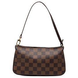 Borsa a tracolla Louis Vuitton Damier Ebene Navona marrone