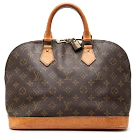 Borsa Louis Vuitton Monogram Alma PM marrone