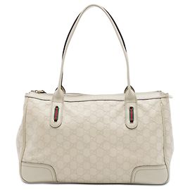 Tote Gucci Guccissima Web Princy beige