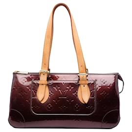 Borsa a tracolla Louis Vuitton Monogram Vernis Rosewood Avenue viola