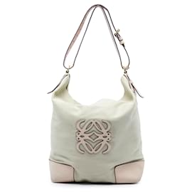 Borsa a tracolla in tela Anagram marrone LOEWE