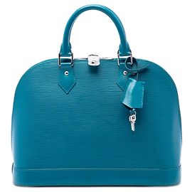 Borsa Louis Vuitton Epi Alma PM Blu