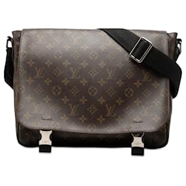 Borsa Louis Vuitton Monogram Macassar Clarence marrone