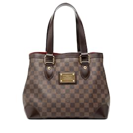 Louis Vuitton Damier Ebene Hampstead PM Tote Bag braun