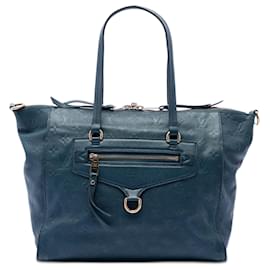 Borsa Louis Vuitton Monogram Empreinte Lumineuse PM blu