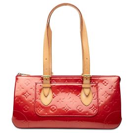 Borsa a tracolla Louis Vuitton Monogram Vernis Rosewood Avenue rossa
