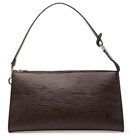 Borsa a tracolla Louis Vuitton Epi Pochette Accessoires marrone