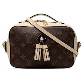 Borsa a tracolla Louis Vuitton Monogram Saintonge marrone