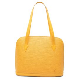Borsa a tracolla Louis Vuitton Epi Lussac gialla