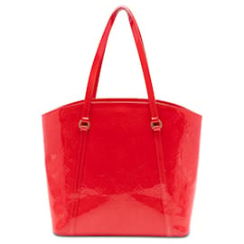Borsa a Spalla Louis Vuitton Monogram Vernis Avalon GM Rossa