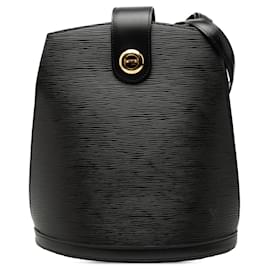 Borsa a tracolla Louis Vuitton Epi Cluny nera