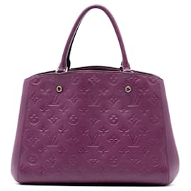 Borsa Louis Vuitton Monogram Empreinte Montaigne MM viola