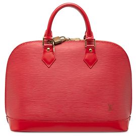 Borsa Louis Vuitton Epi Alma PM Rossa