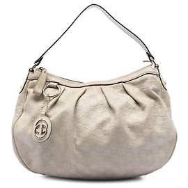 Borsa a tracolla Gucci Guccissima Sukey marrone